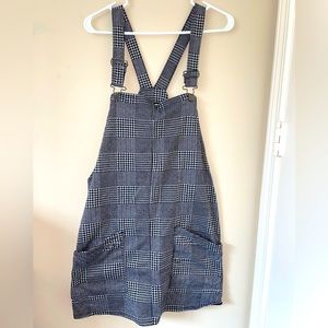 🖤 Black and White No Boundaries Overall Dress